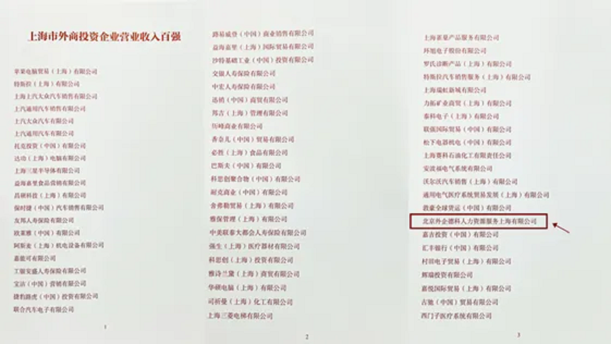 外企evo视讯官网上海公司荣登2023年度上海市外商投资企业百强榜单 - 3.png